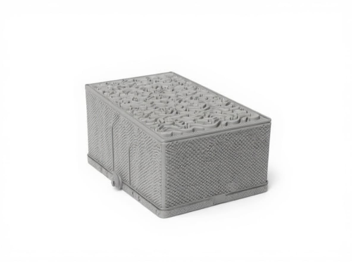 gray plastic box