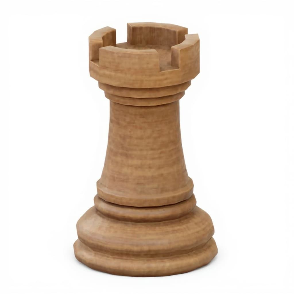 wooden chess king
