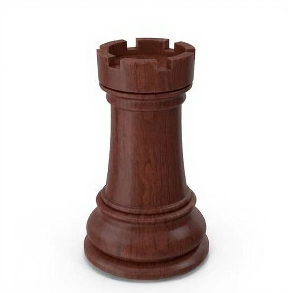 wooden chess king