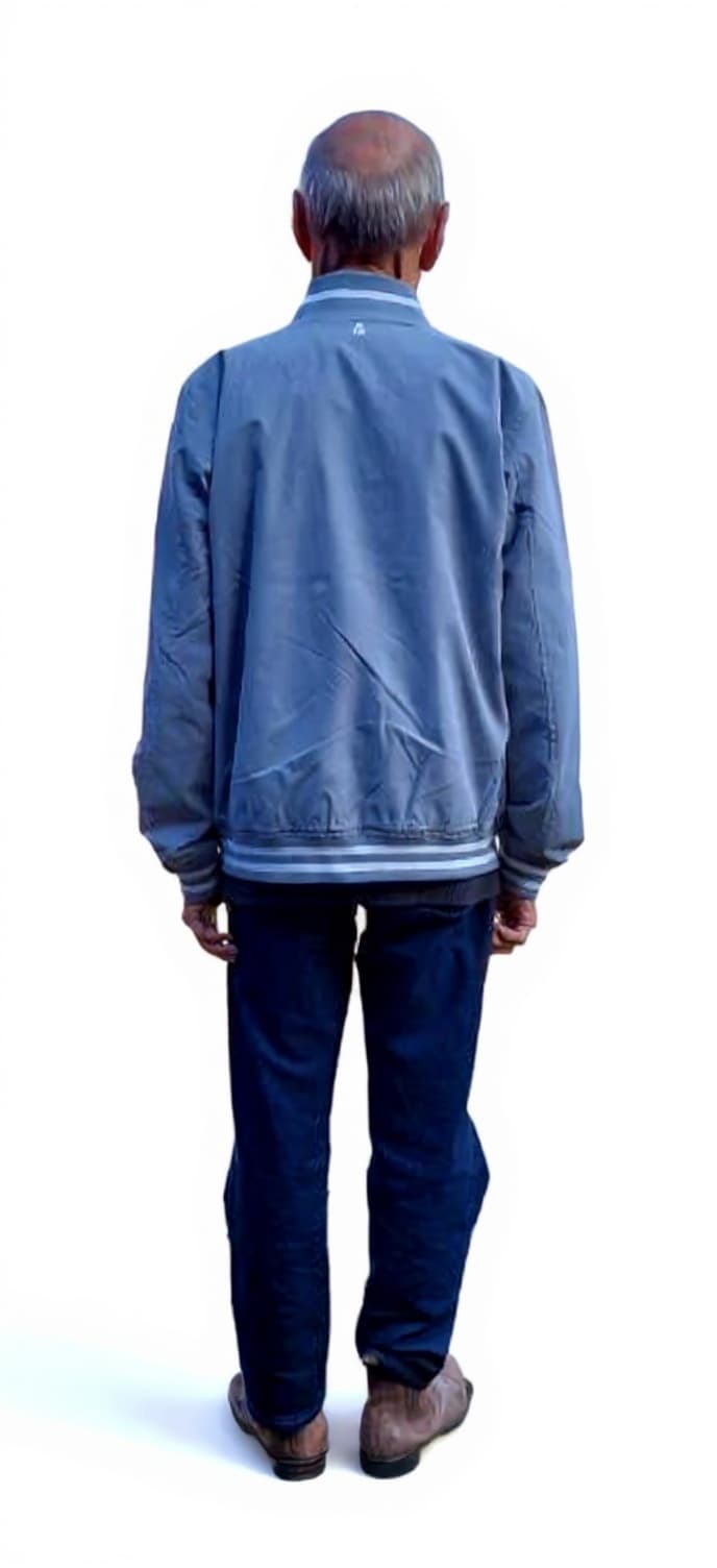 blue bomber jacket