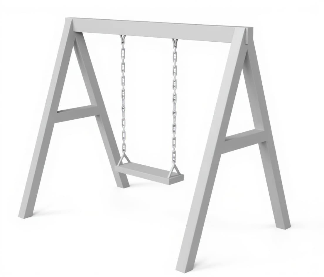 metal swing frame