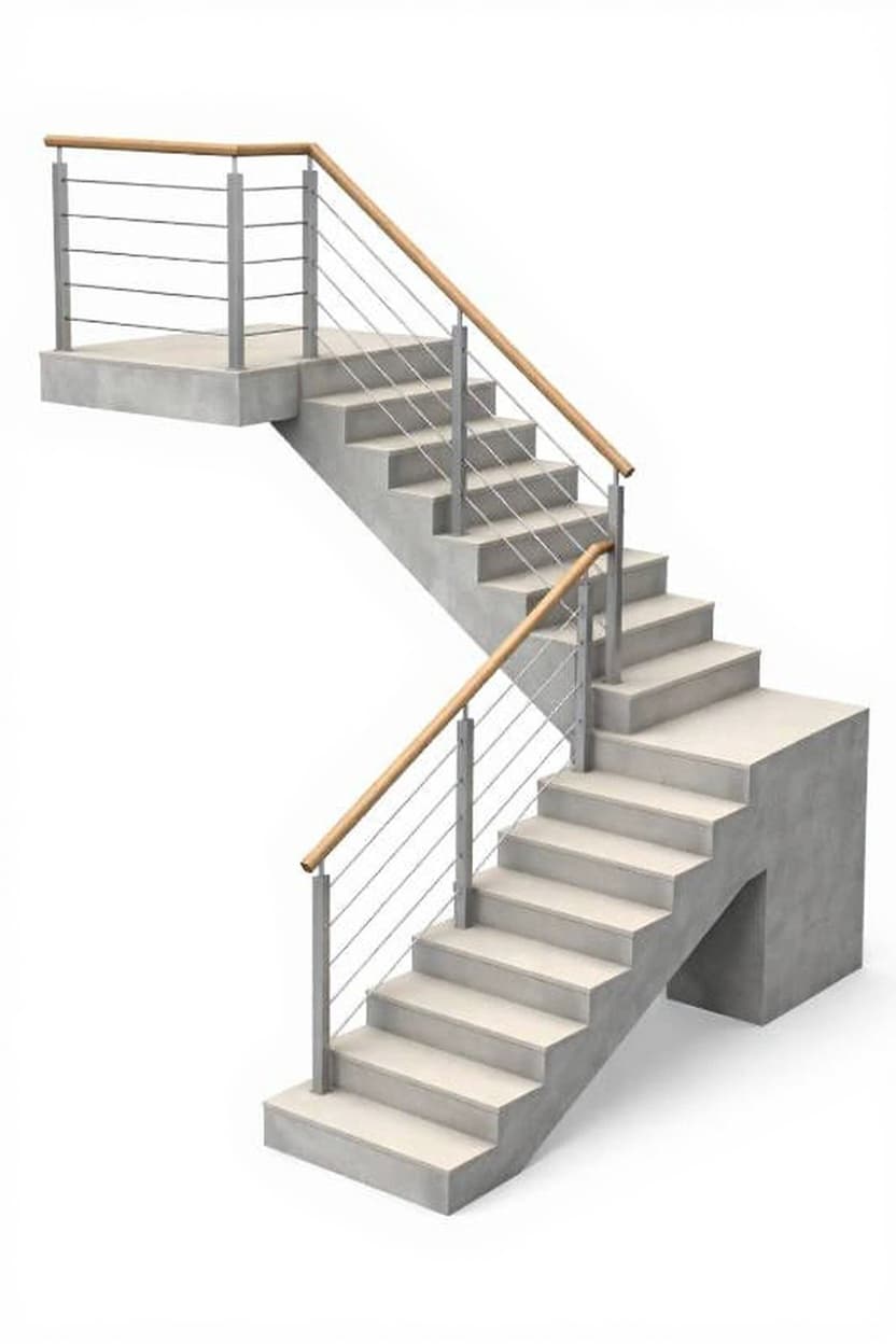 concrete staircase