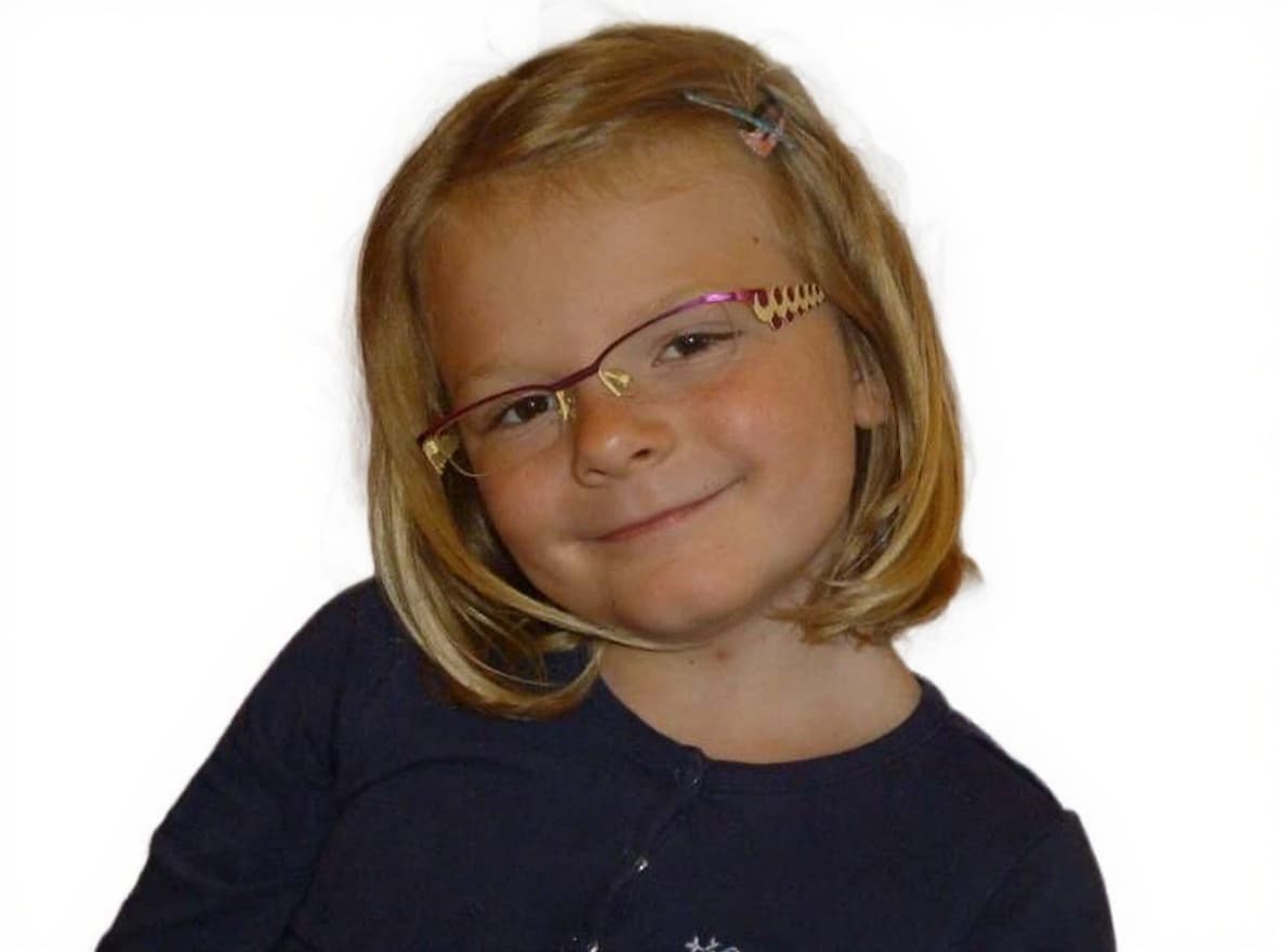 girl with glasses
