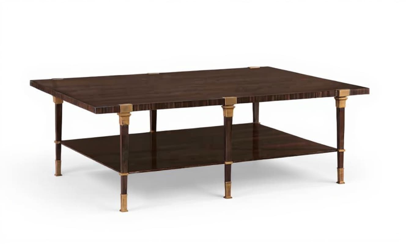 wooden coffee table