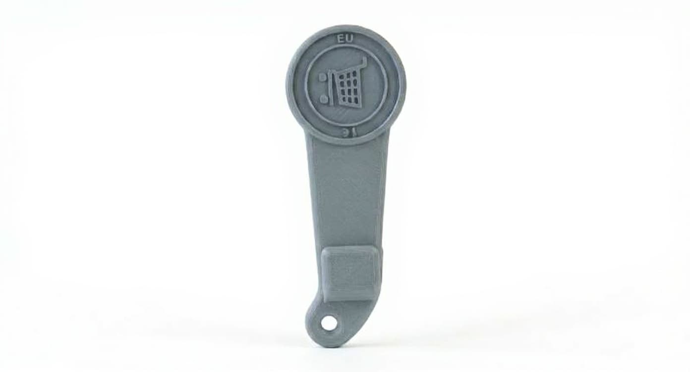 gray plastic card