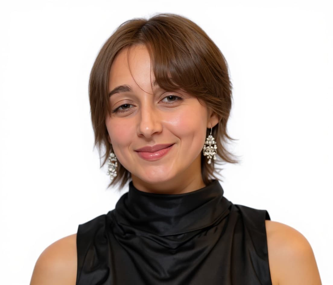 black sleeveless top