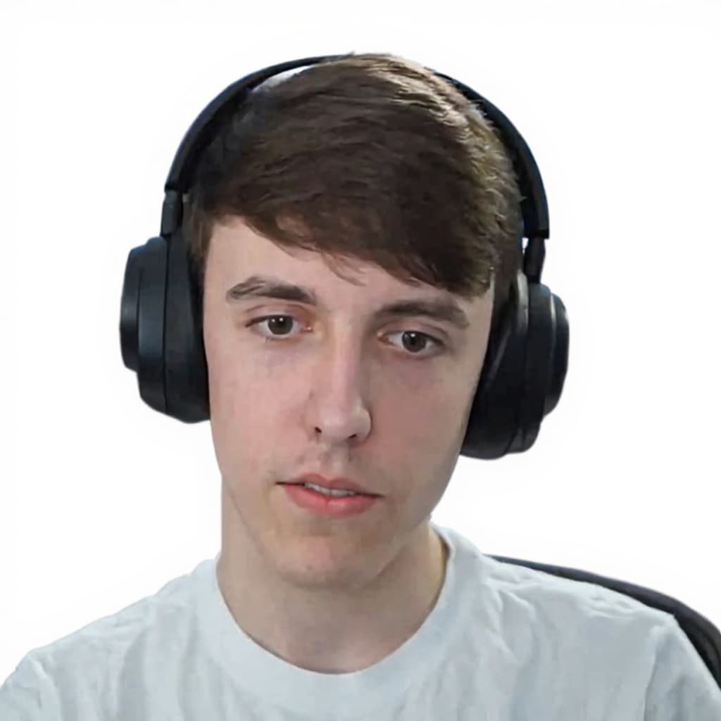 black headphones