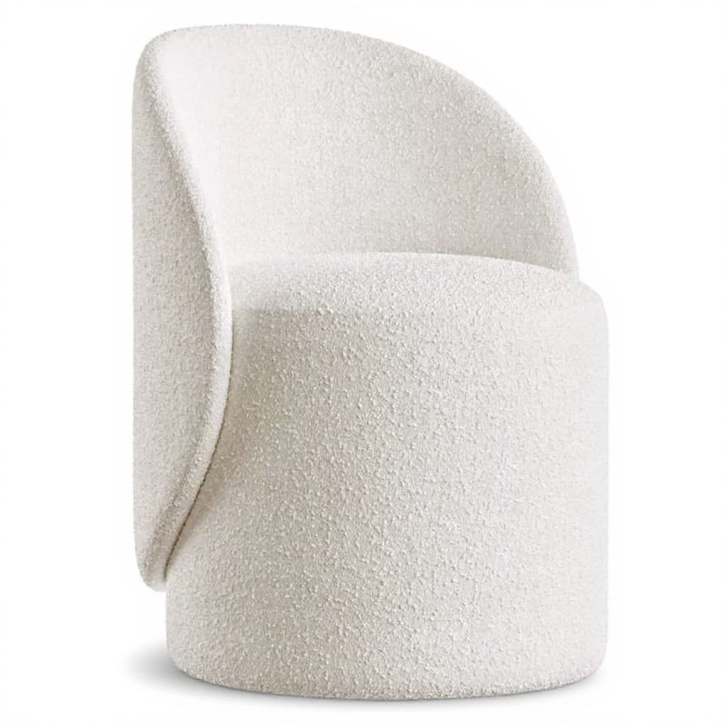 off-white textured chair