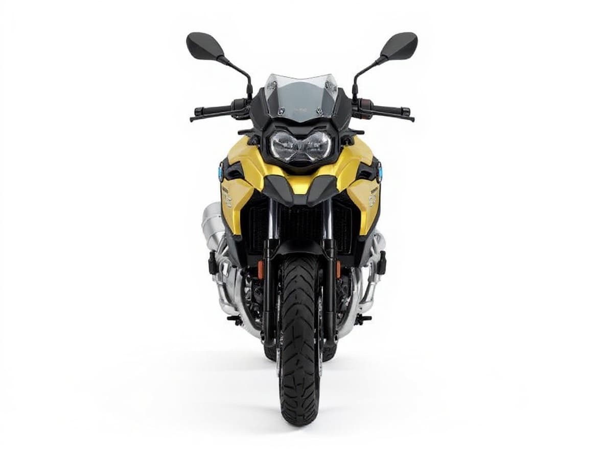 yellow motorcycle
