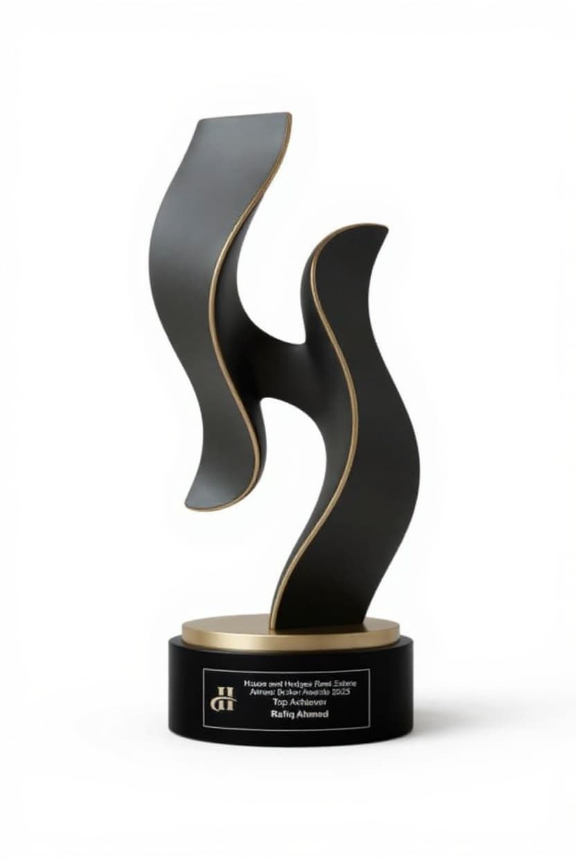 abstract metal sculpture