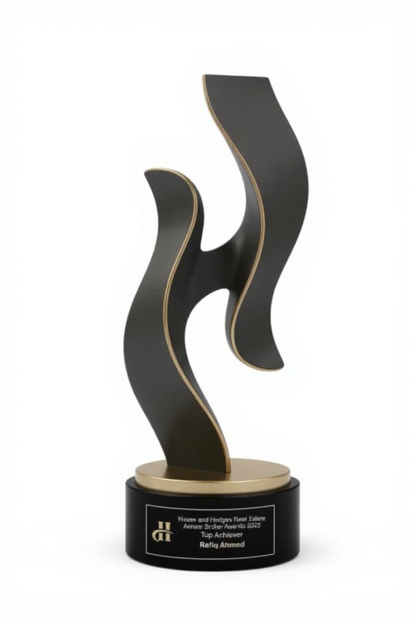 abstract metal sculpture