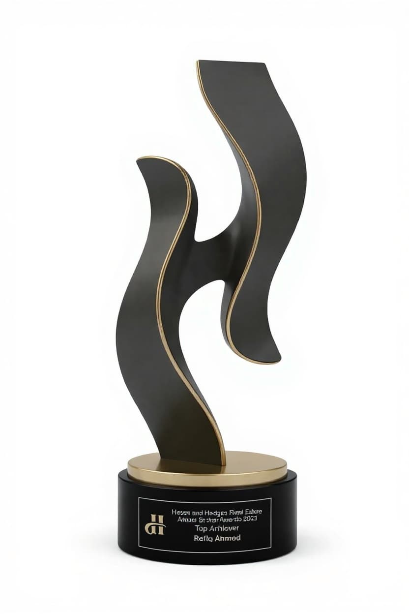 abstract metal sculpture