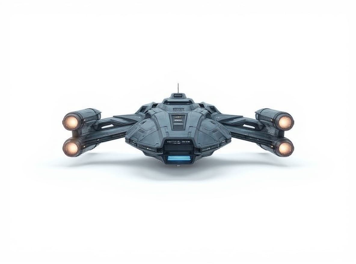 futuristic spacecraft