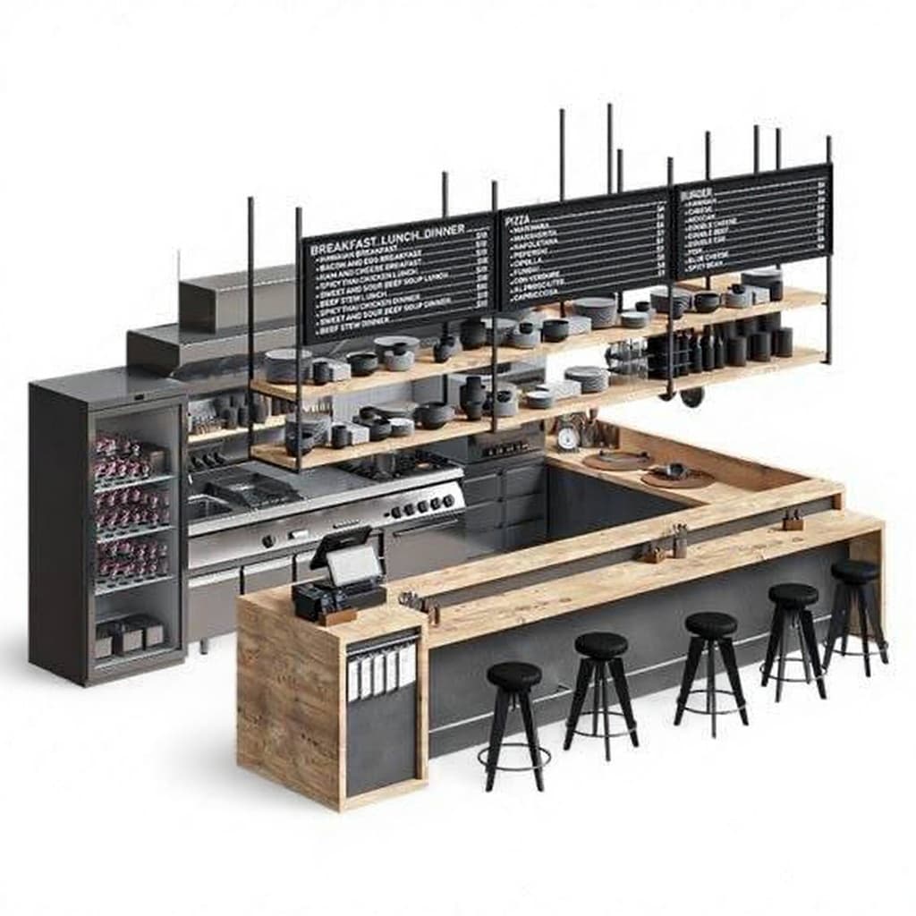 food service counter