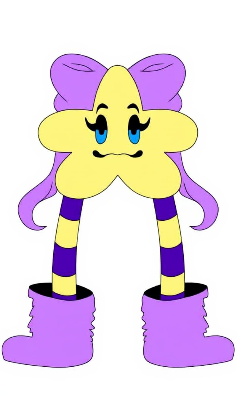 cartoon star character