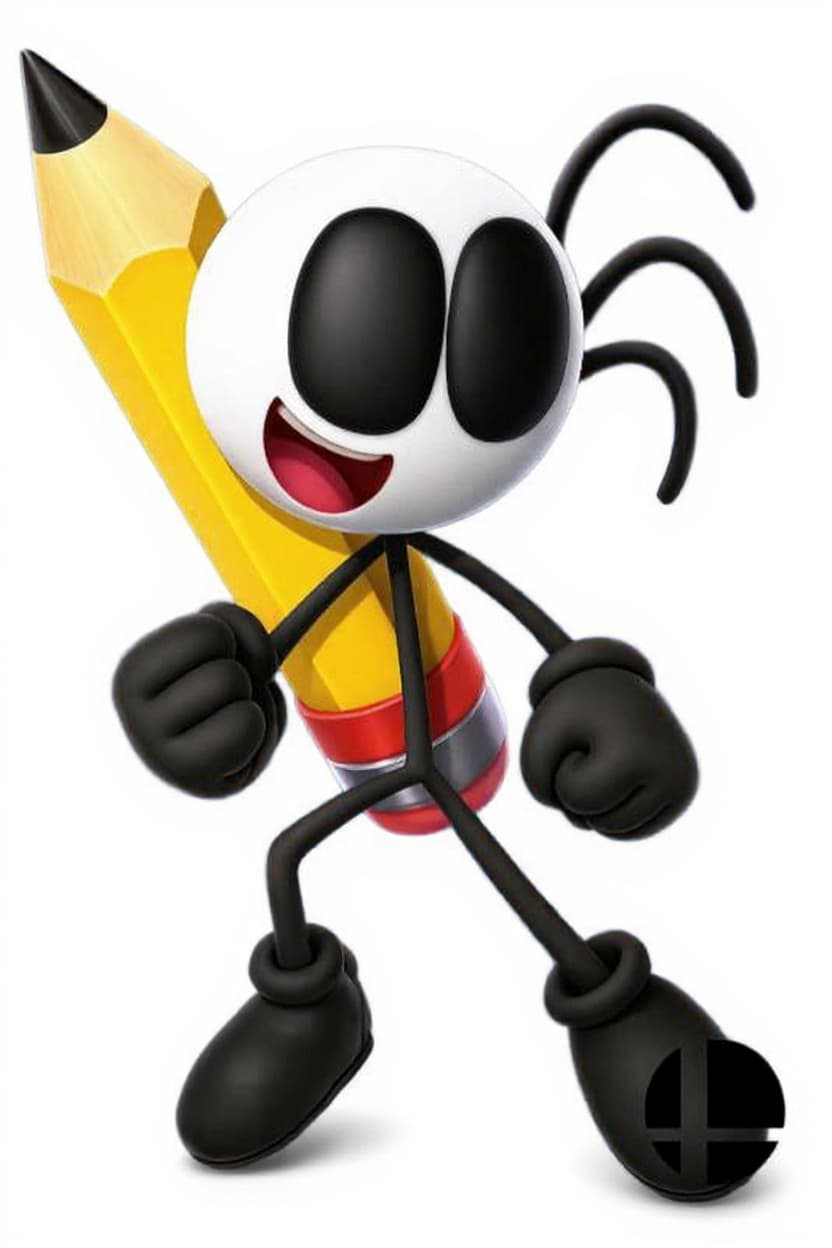 toy pencil character