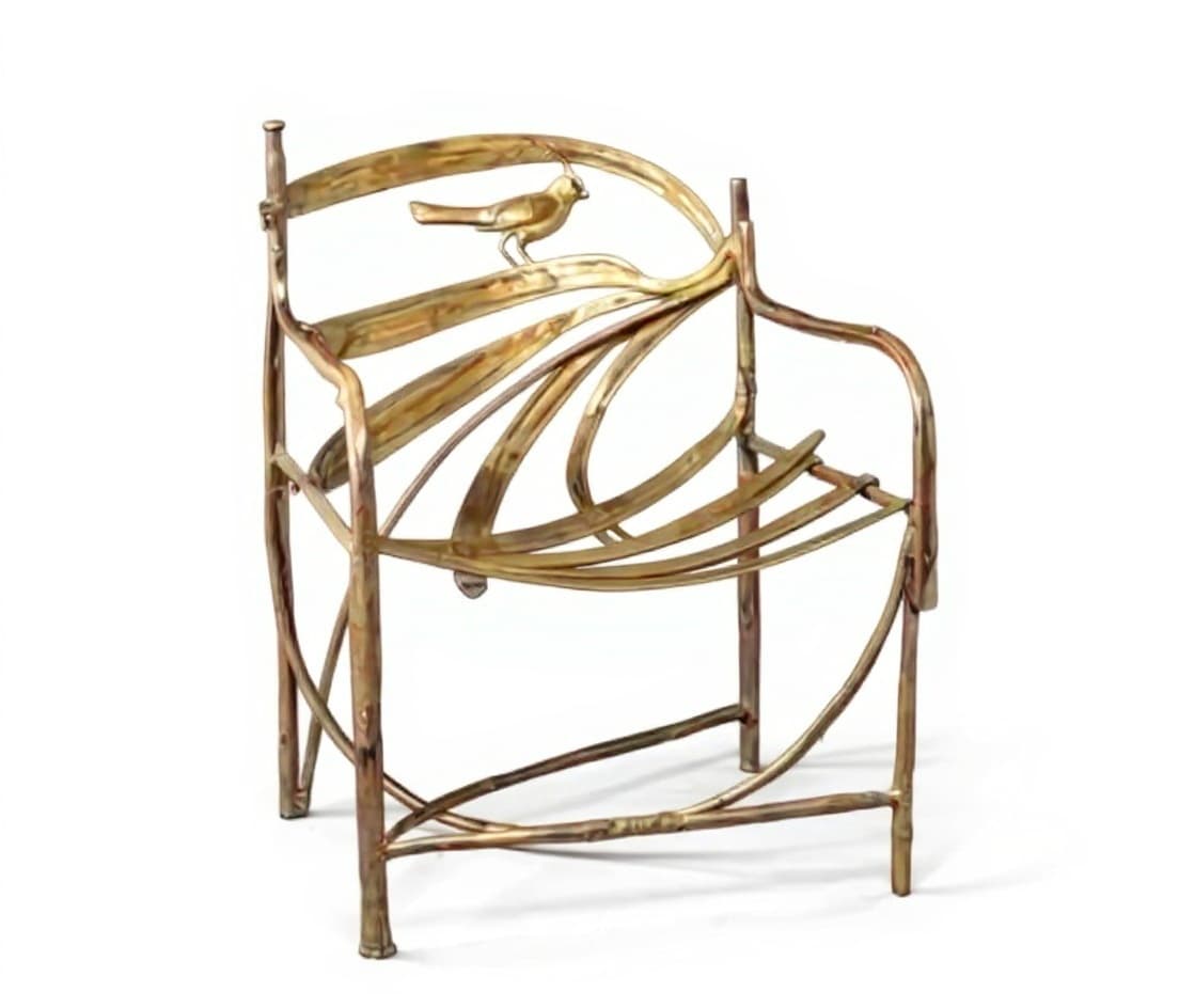 metal chair