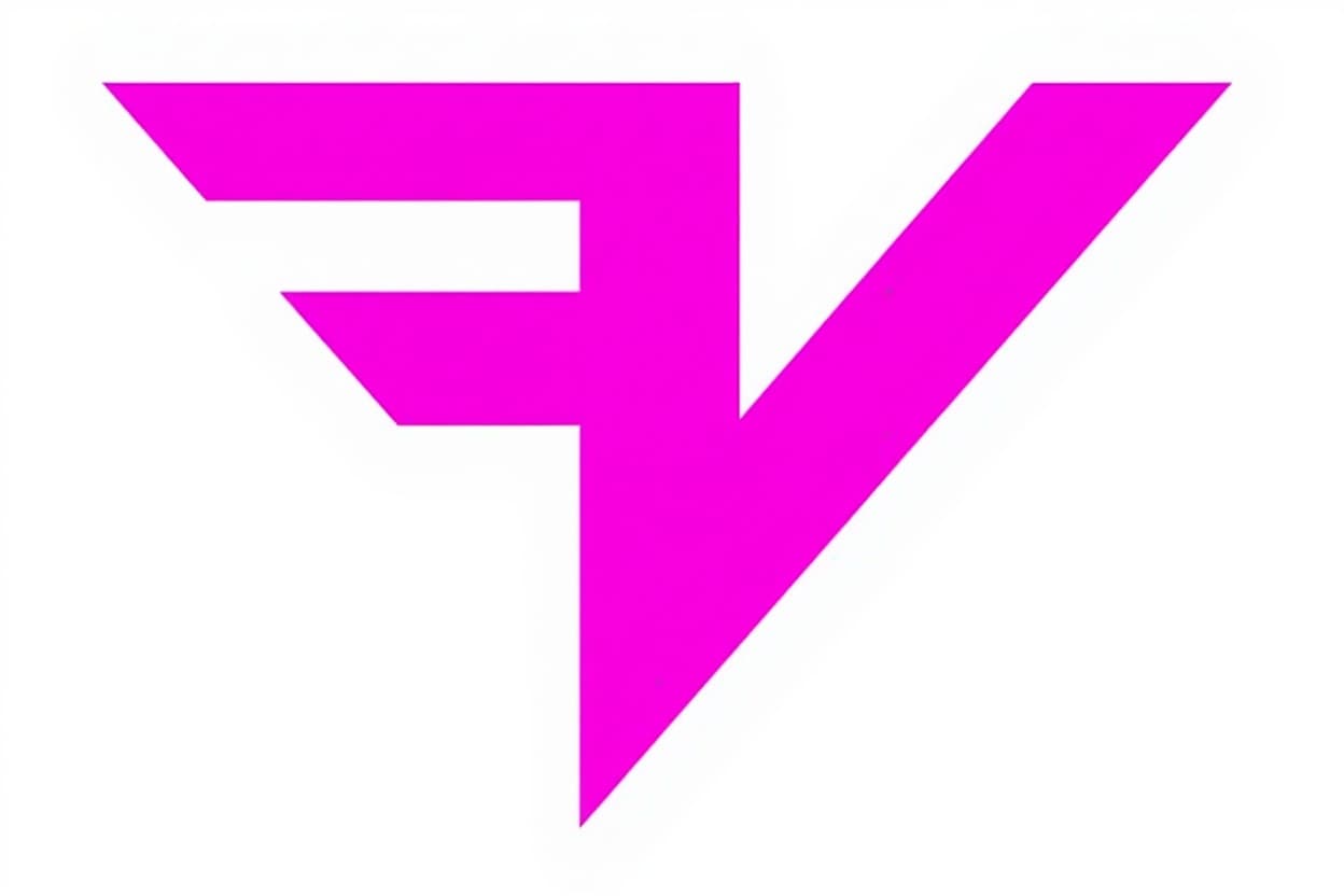 bright pink geometric