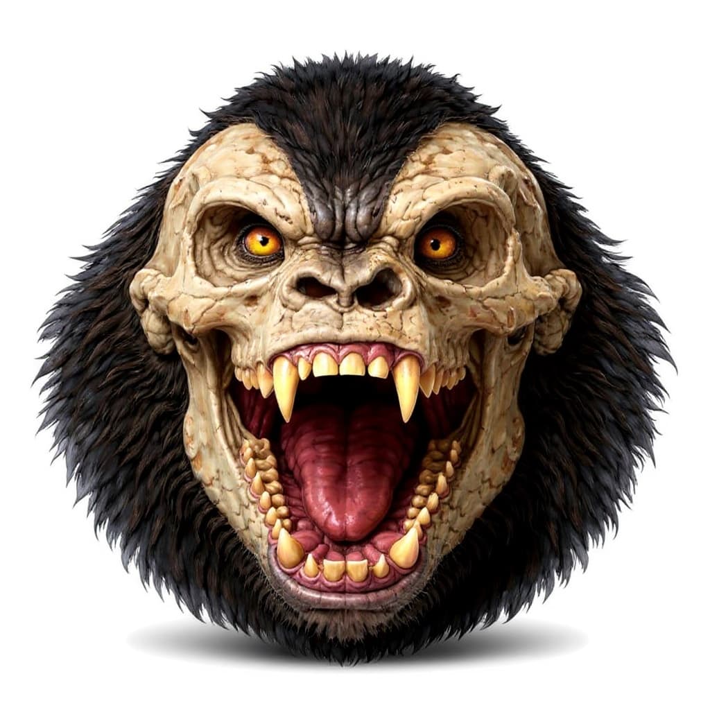 furry monster head
