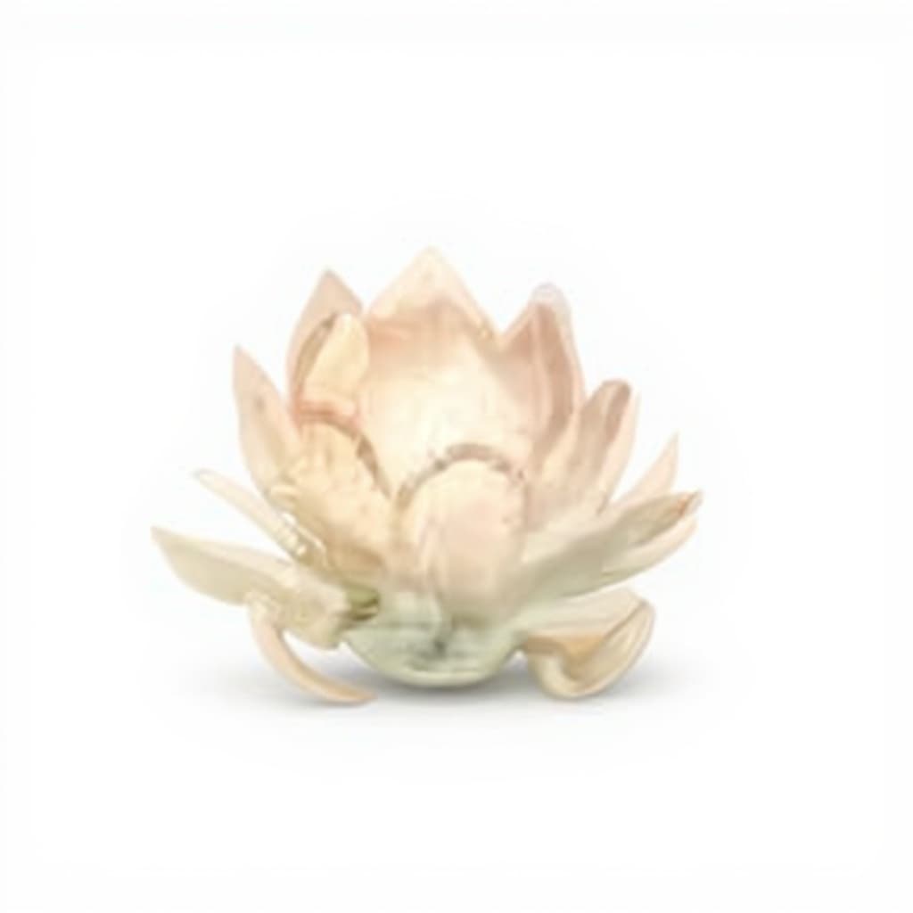 metal flower-shaped object