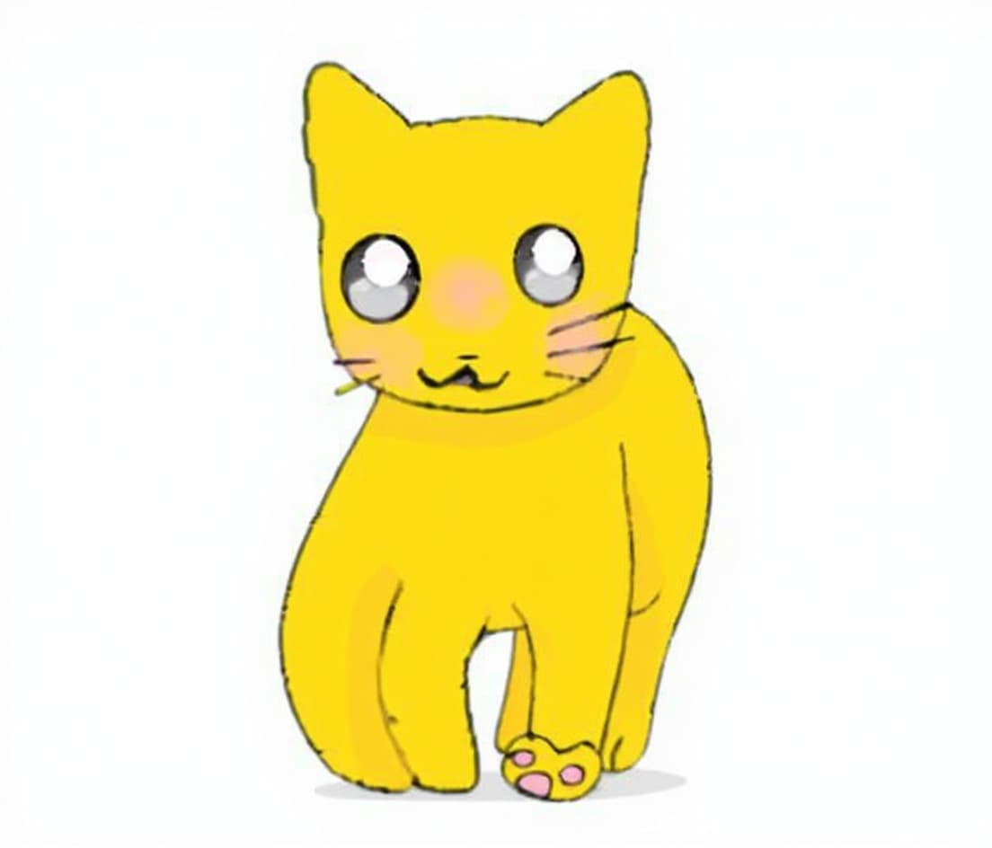 yellow cat