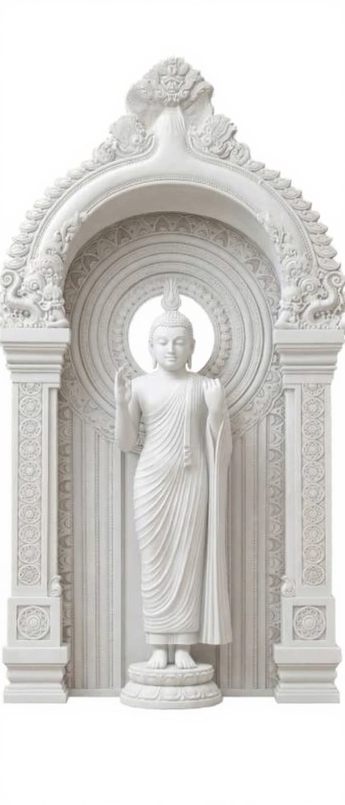 white statue