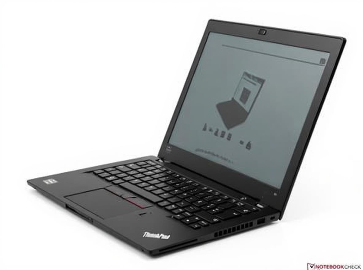 black laptop