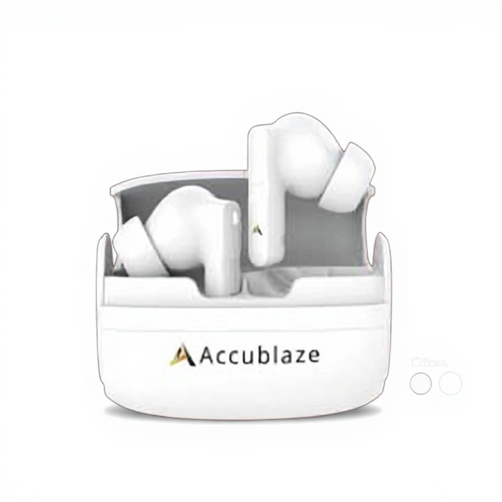 white earbud case