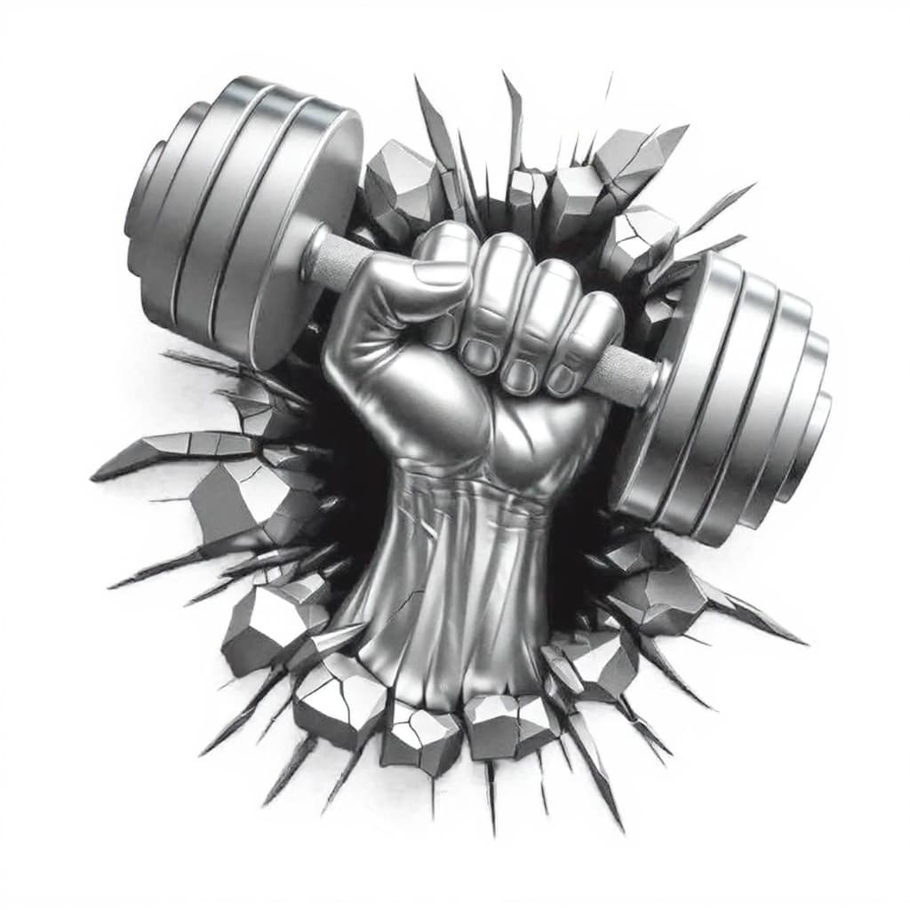 metal dumbbell