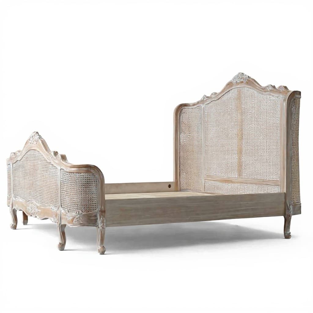wooden bed frame