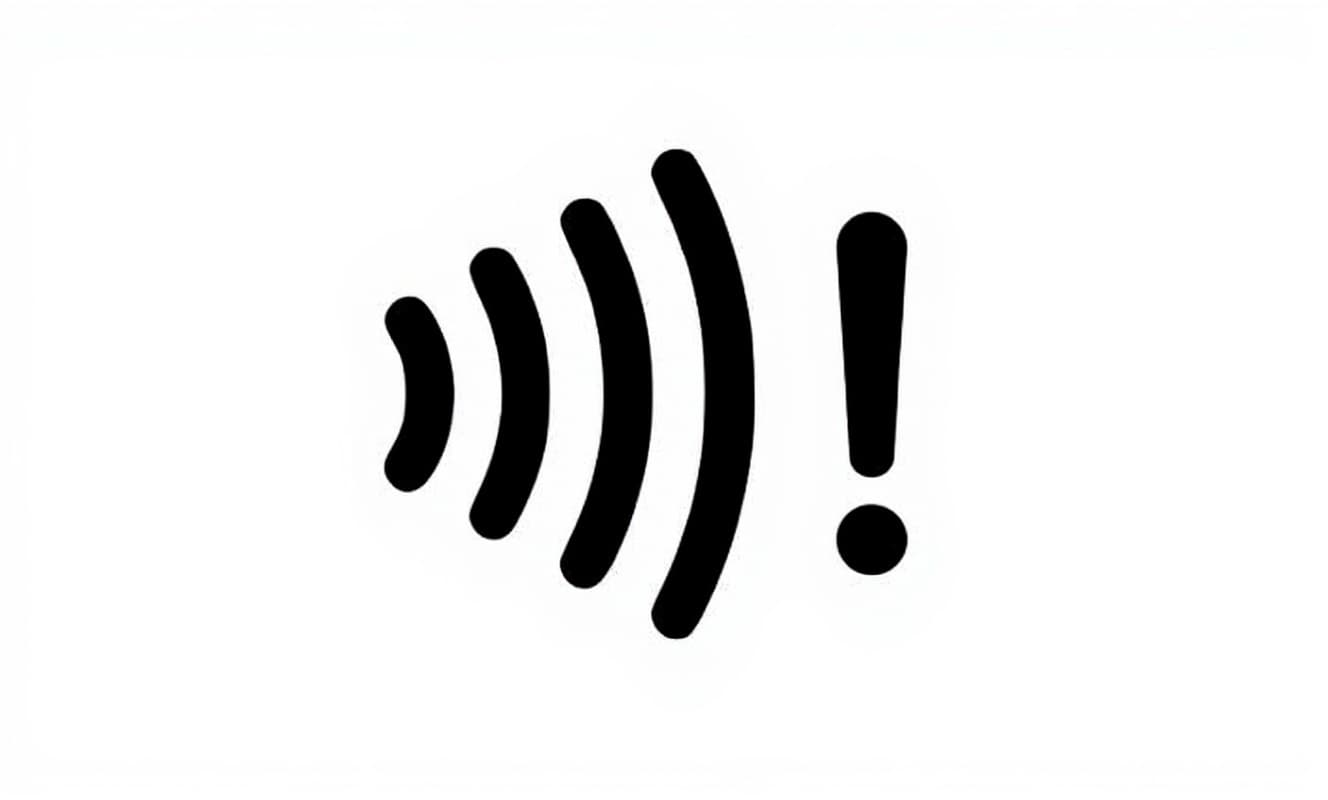 black sound wave