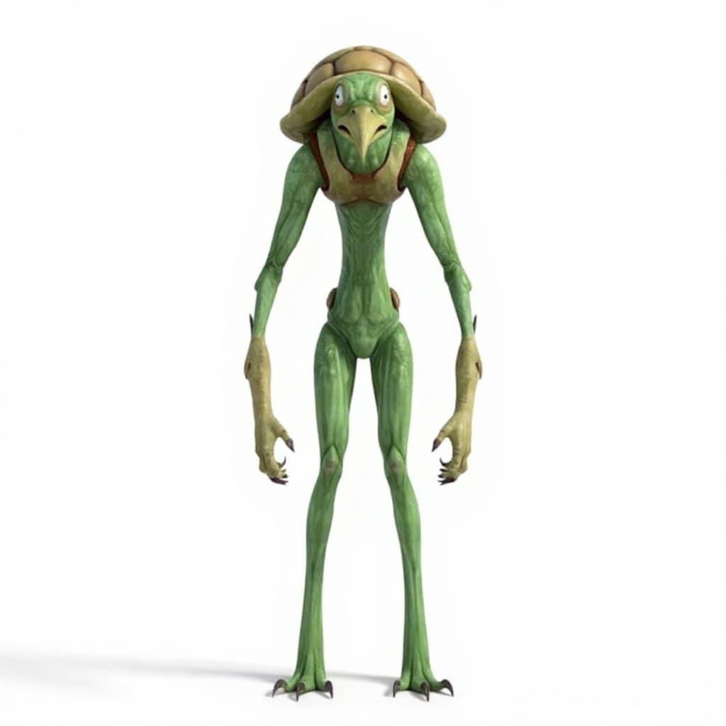 alien-like creature