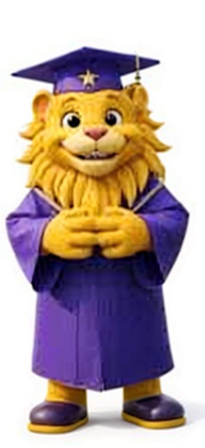 toy lion mascot