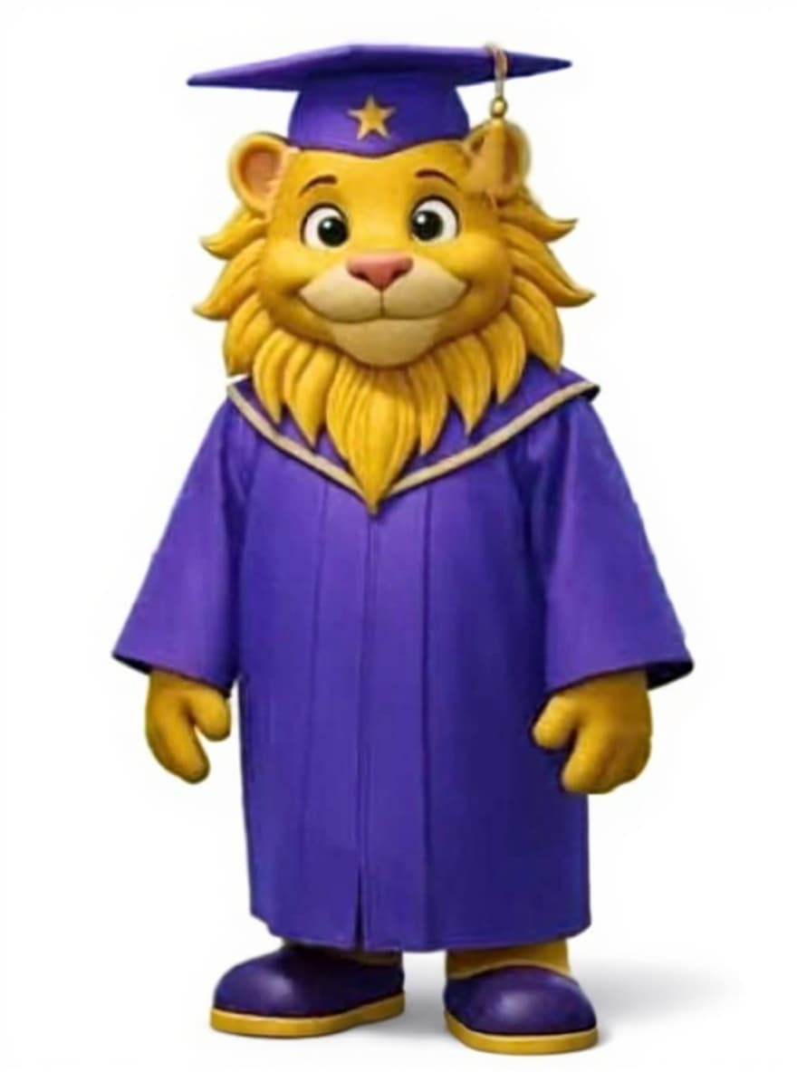 toy lion mascot