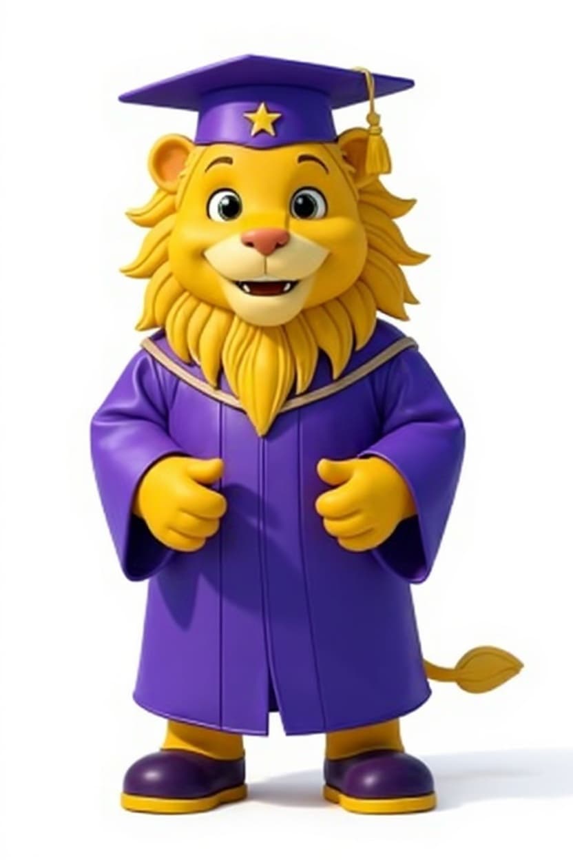 toy lion mascot