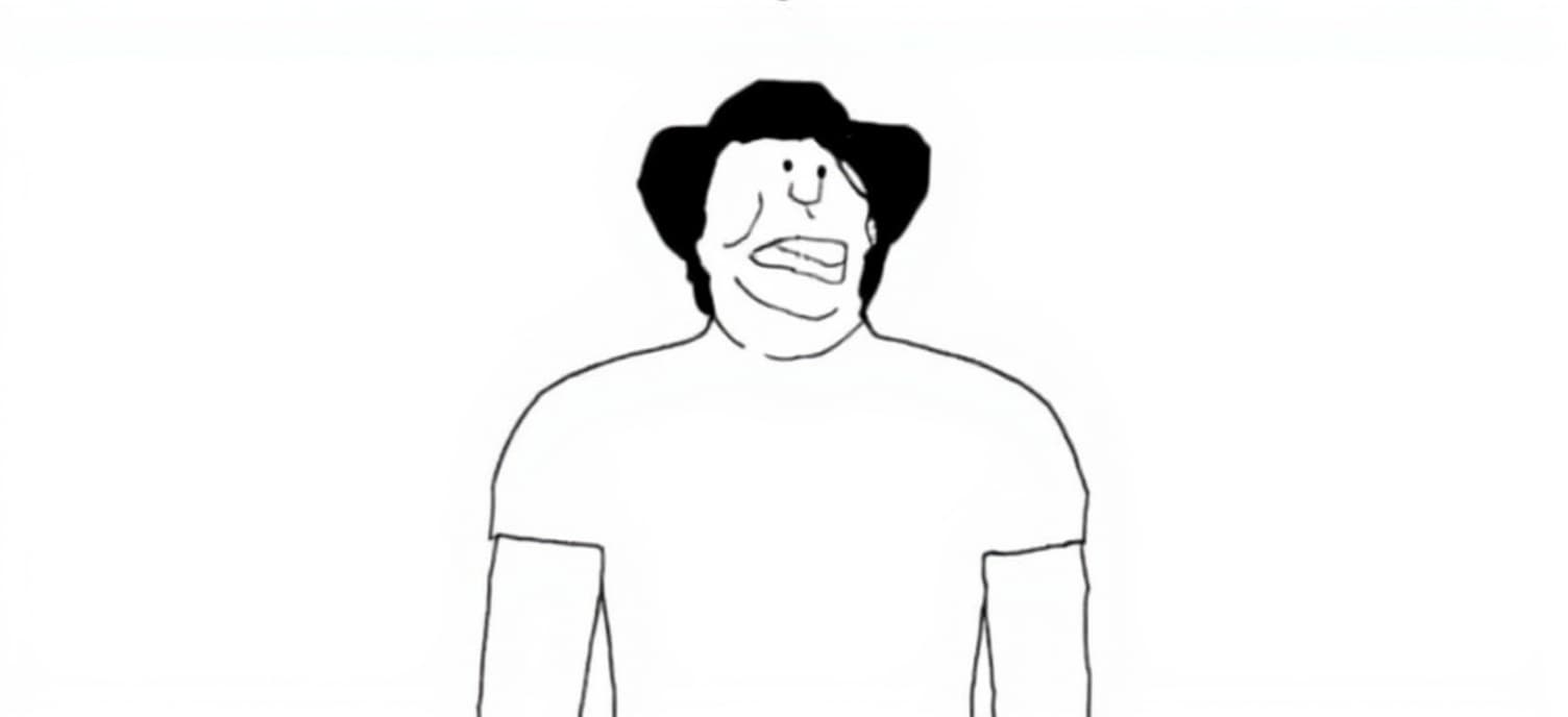 person drawing
