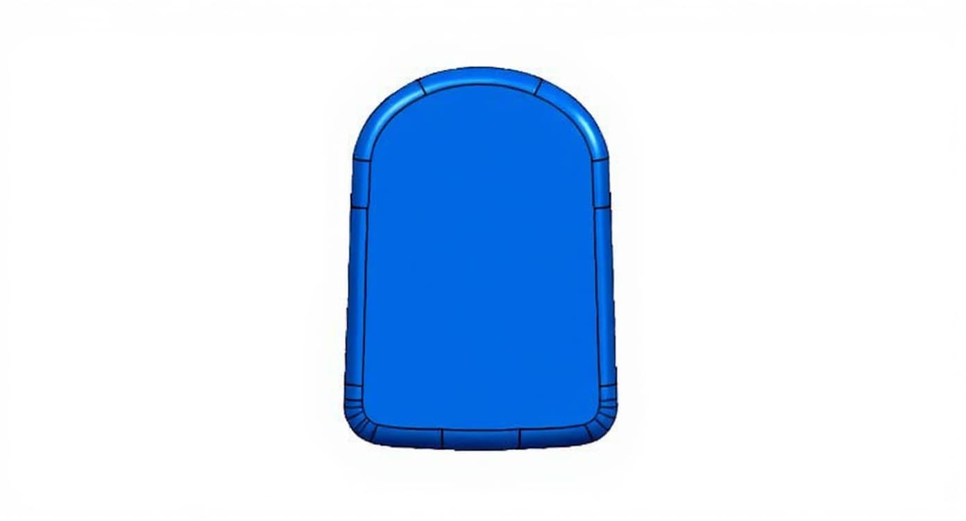 blue archway