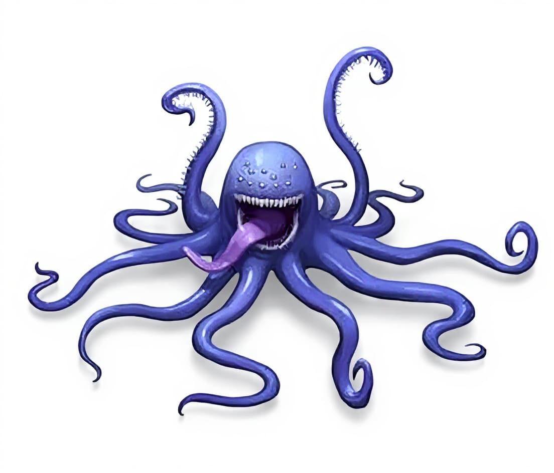 blue octopus