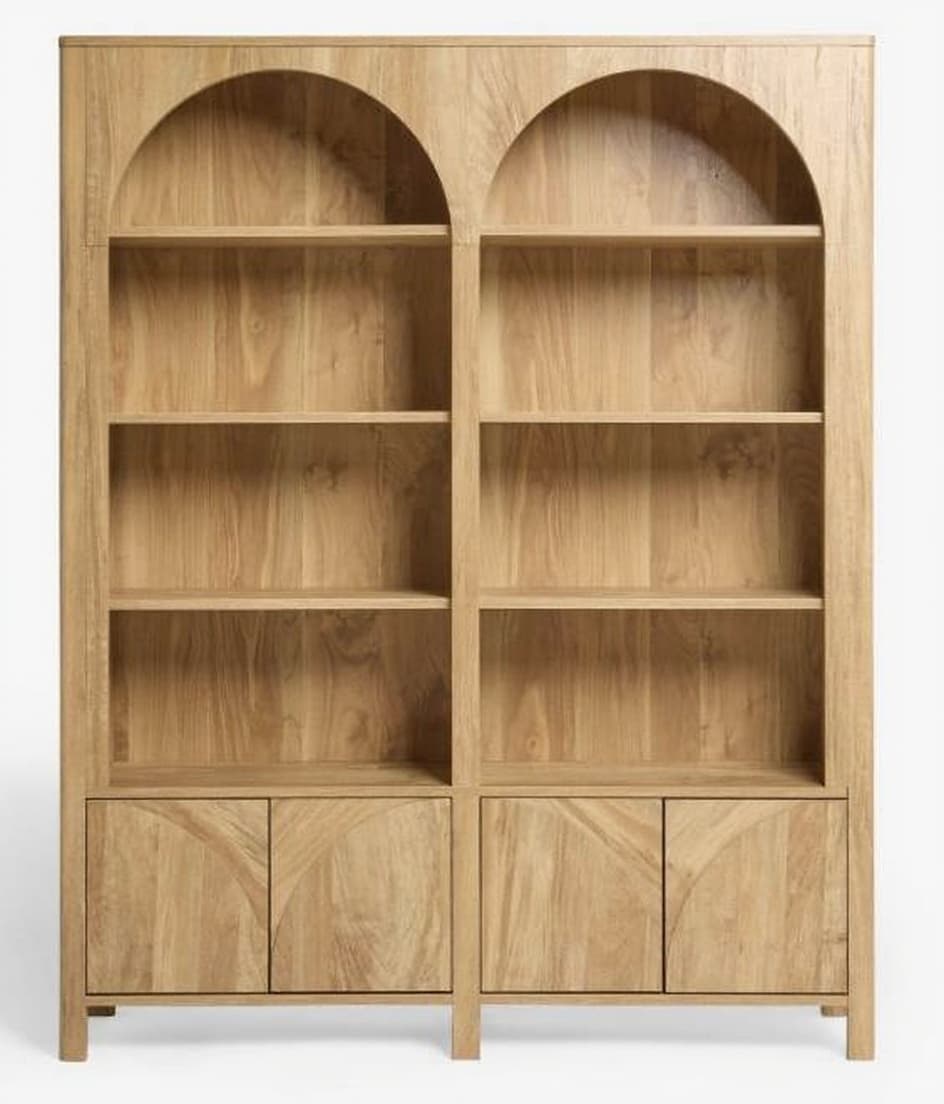 wooden bookcase