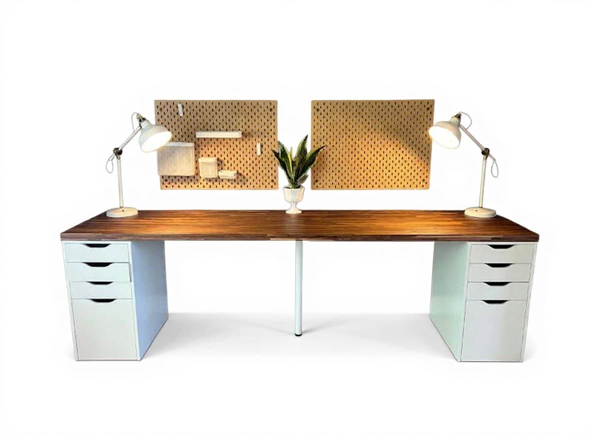 wooden desk