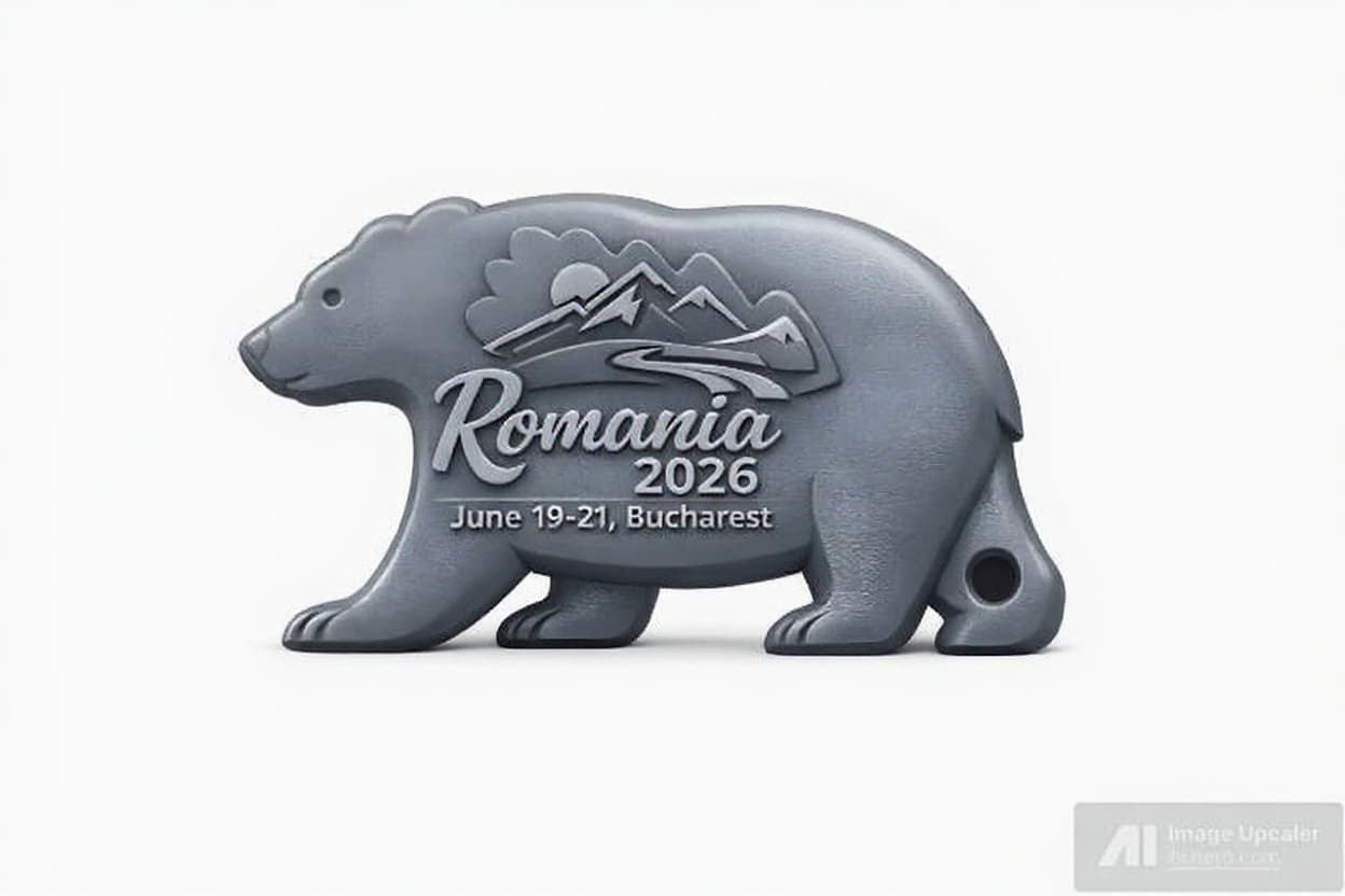 metal bear-shaped object