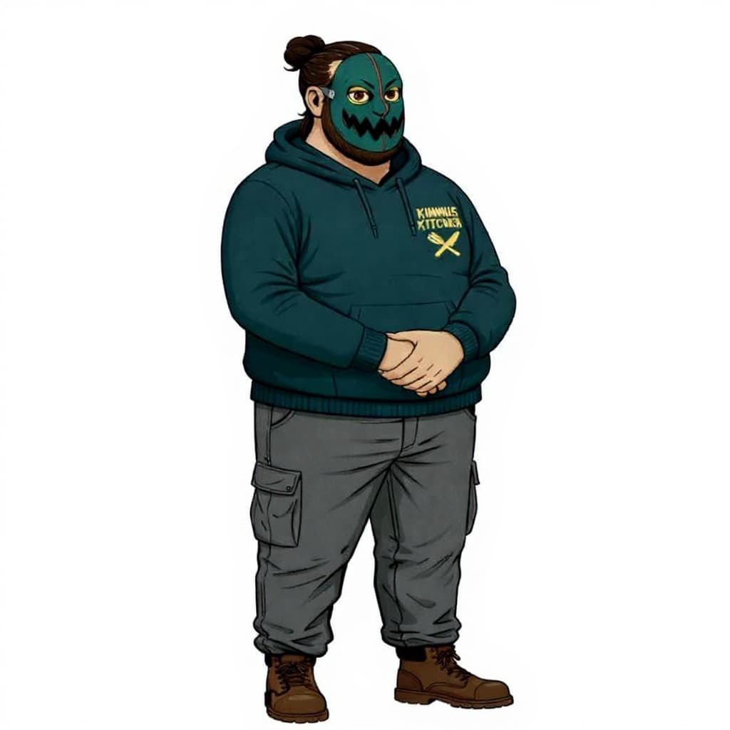 masked person