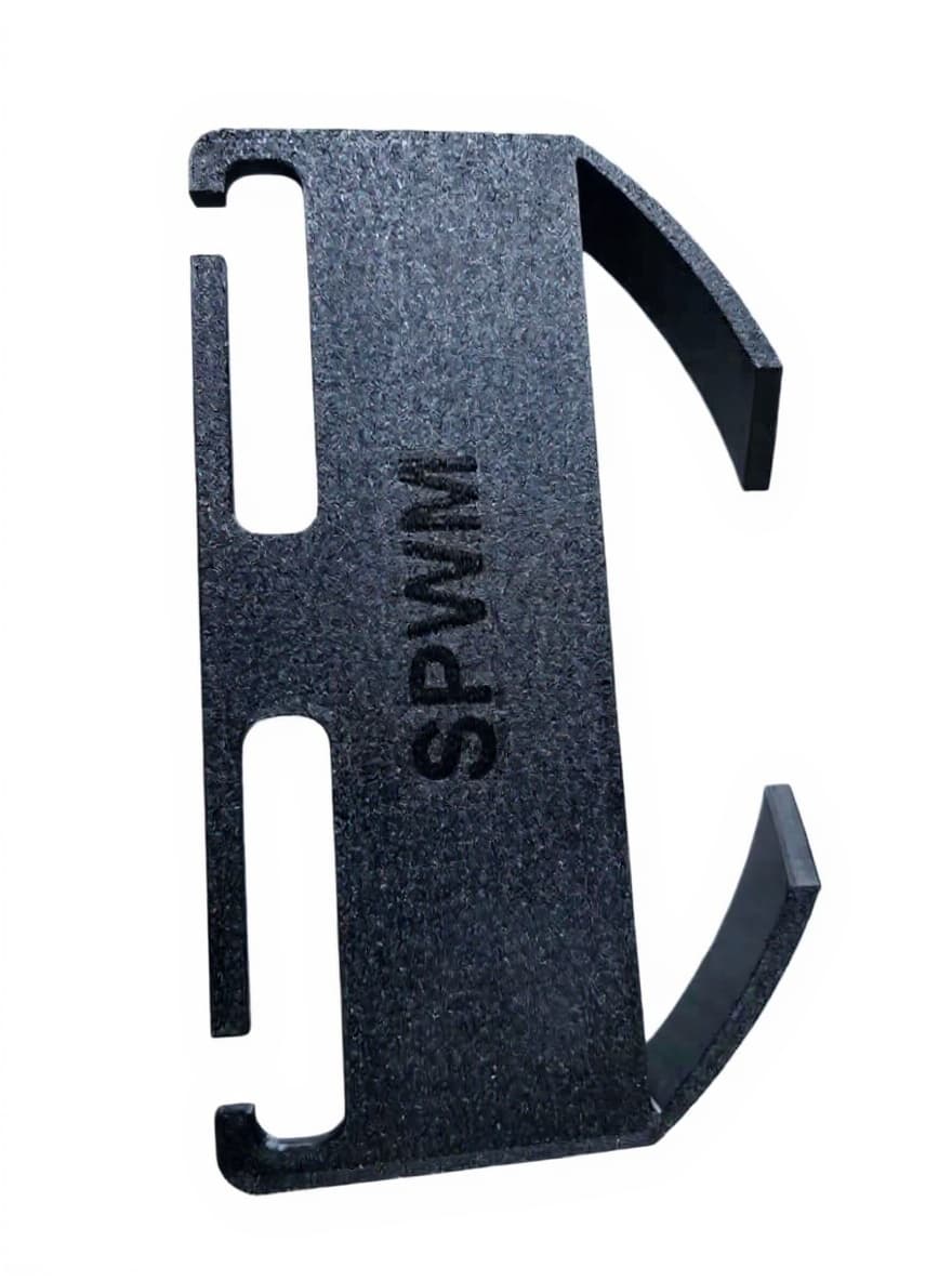 black plastic clip
