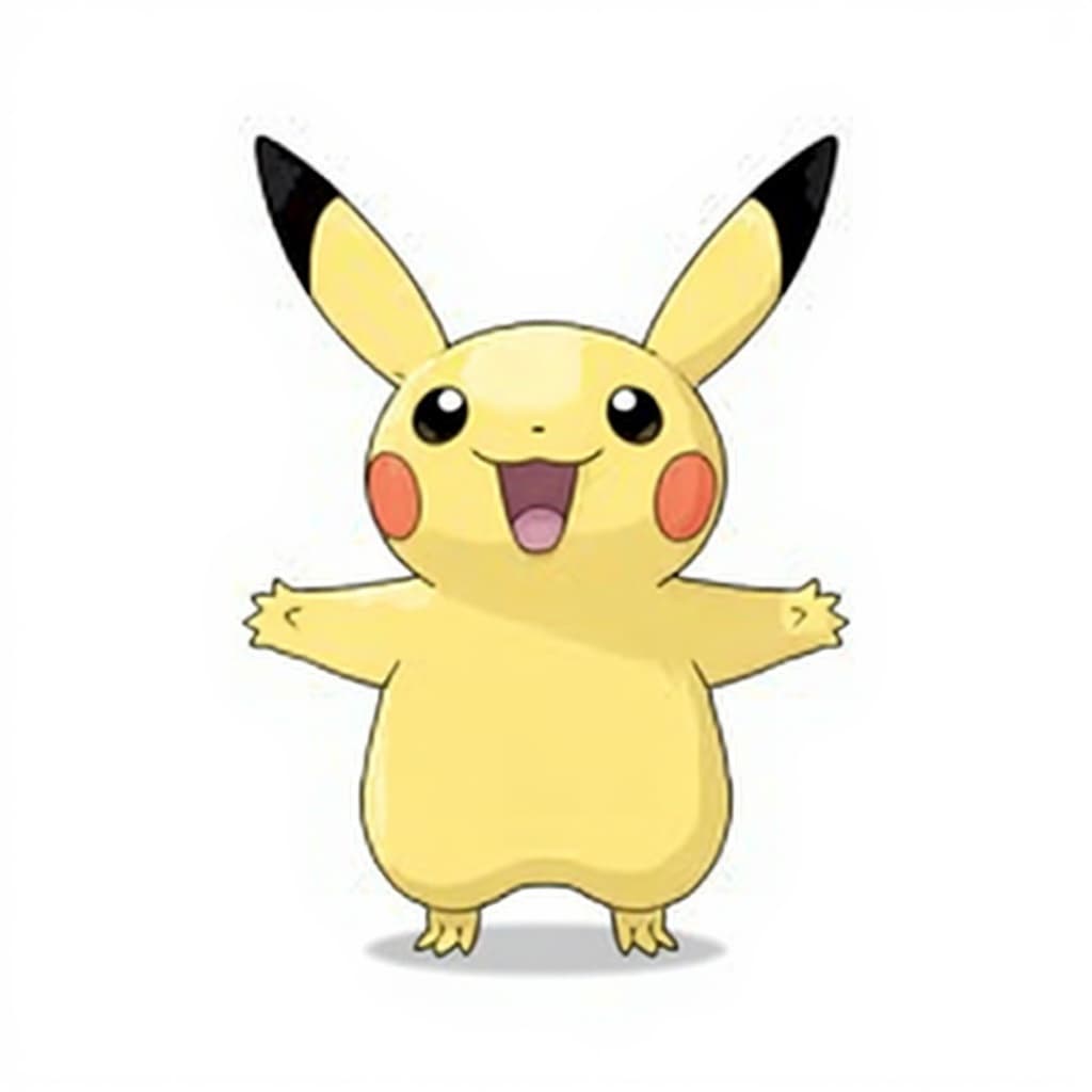 pikachu cartoon character