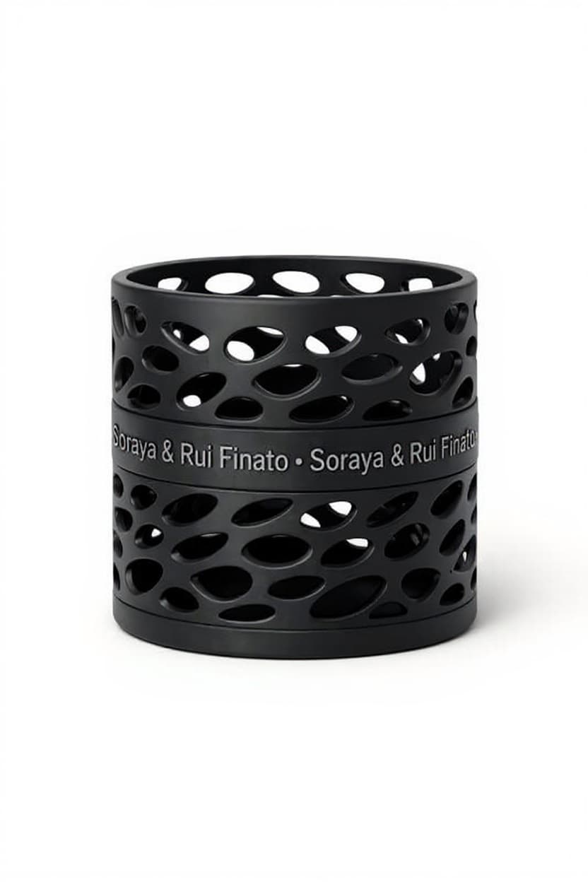 black metal container