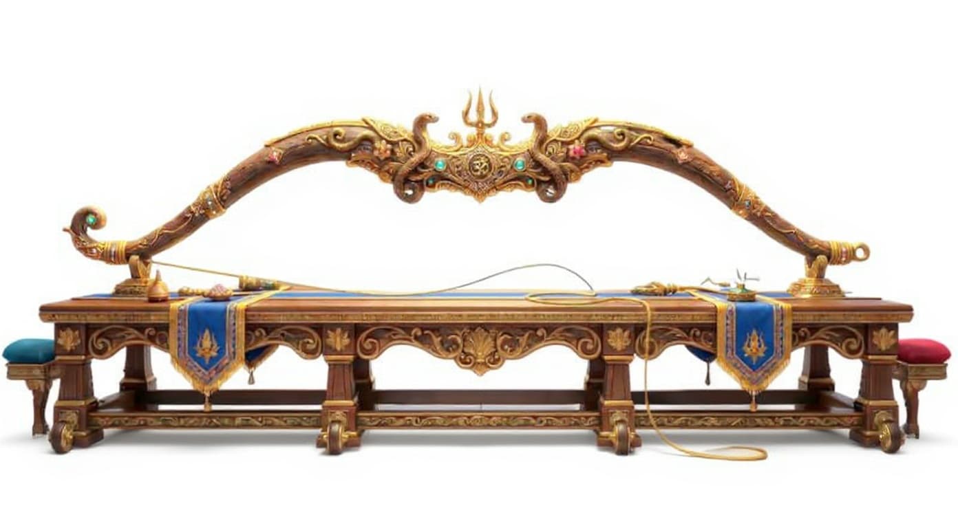 ornate wooden bench