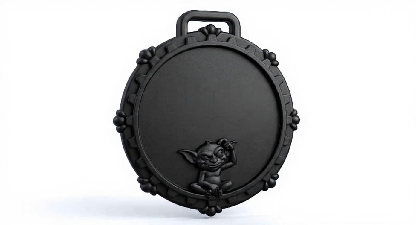 metal badge holder