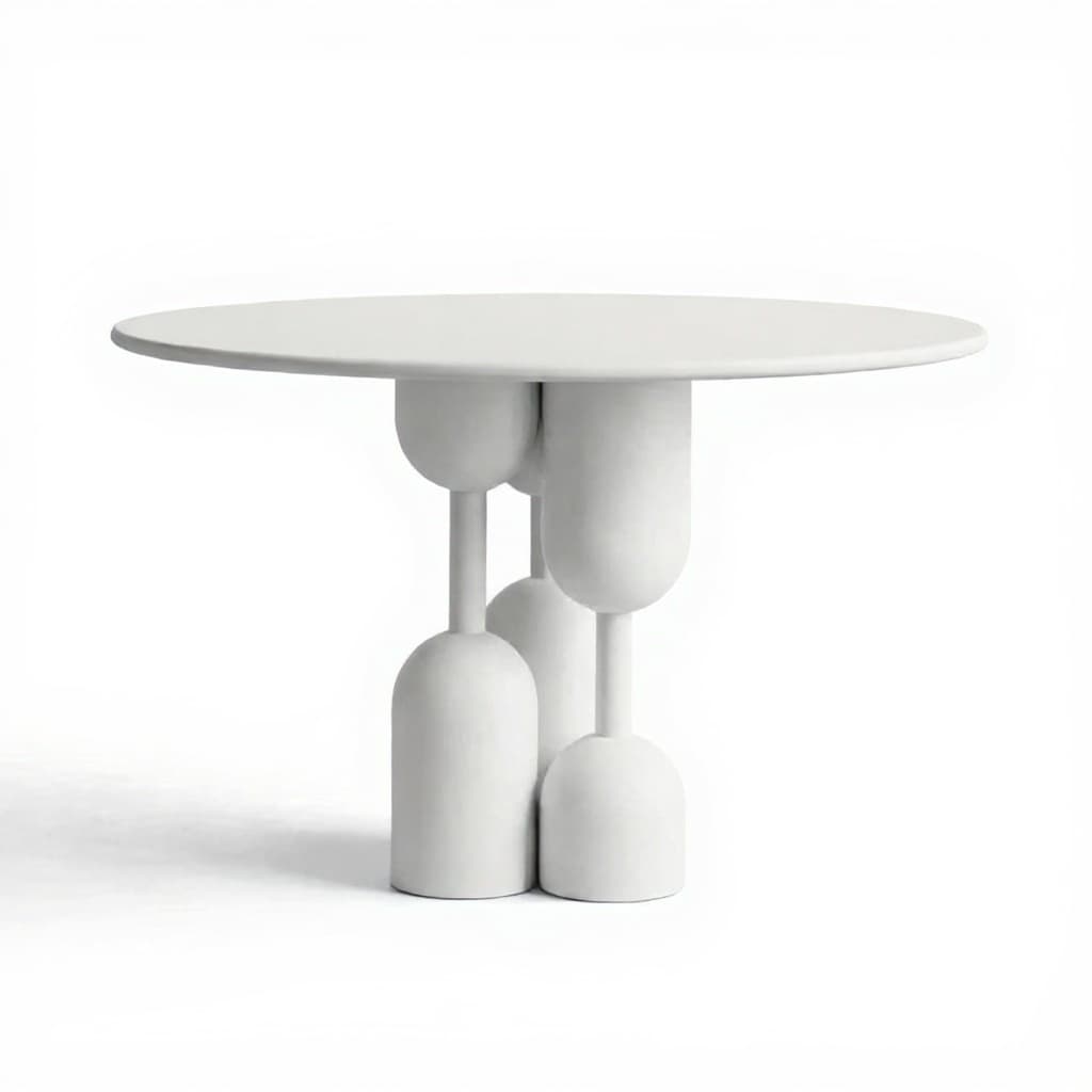 white table