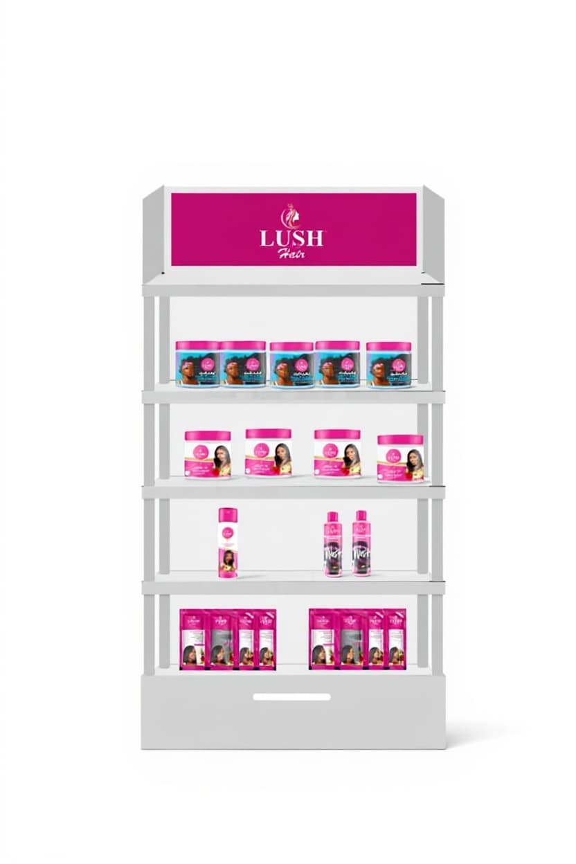 lush display stand