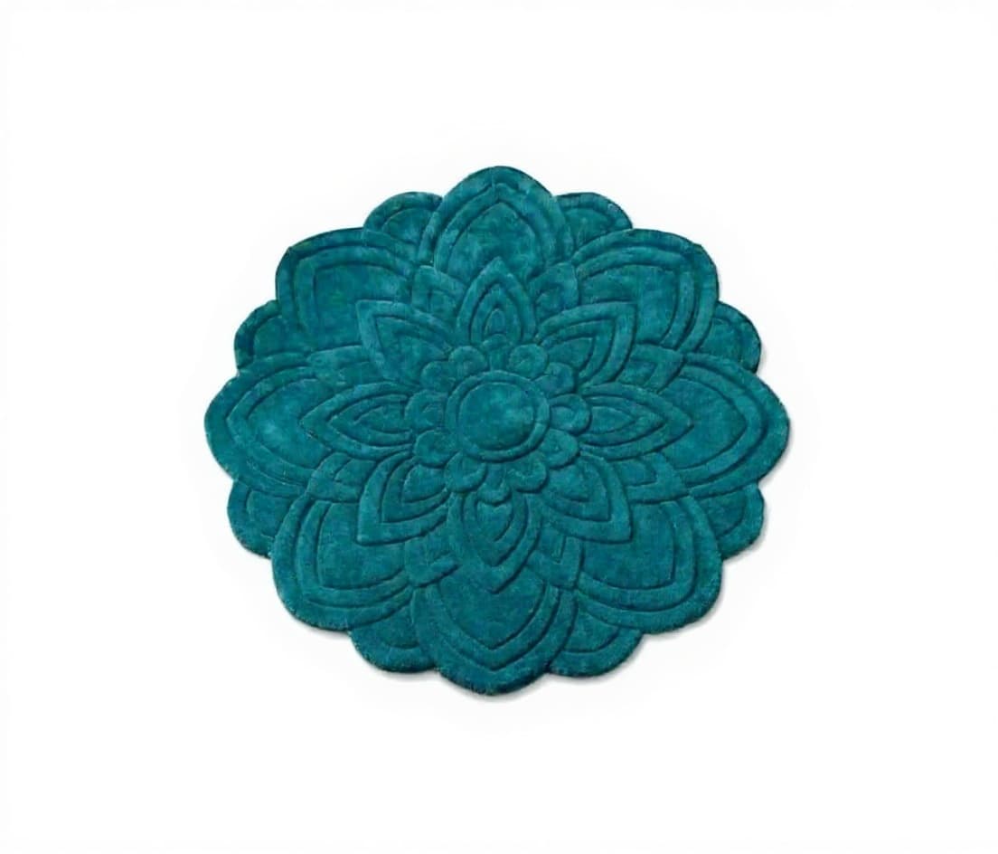 teal mandala